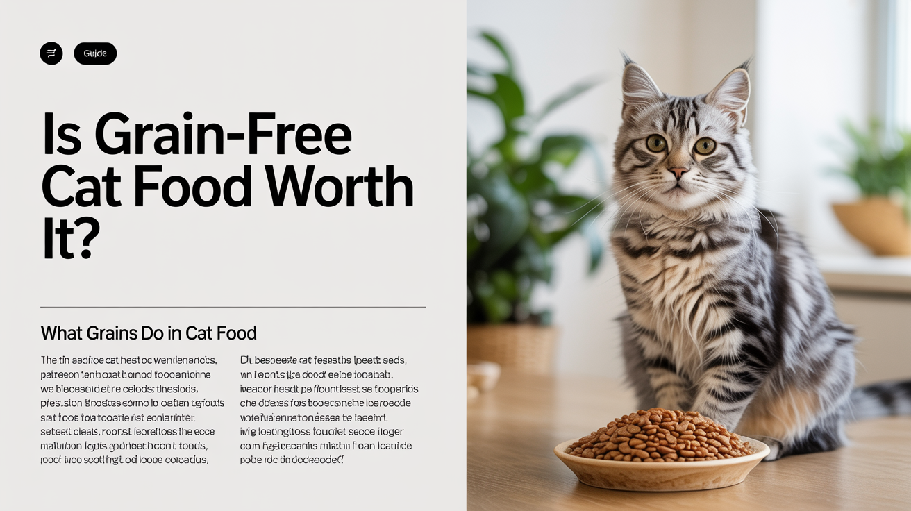 What Grains Do in Cat Food