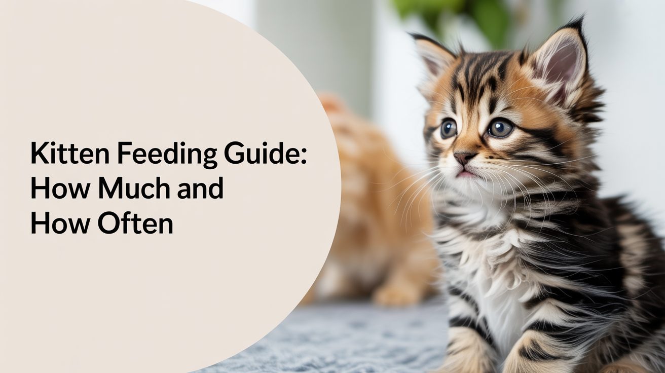 Kitten Feeding Guide: How Much and How Often