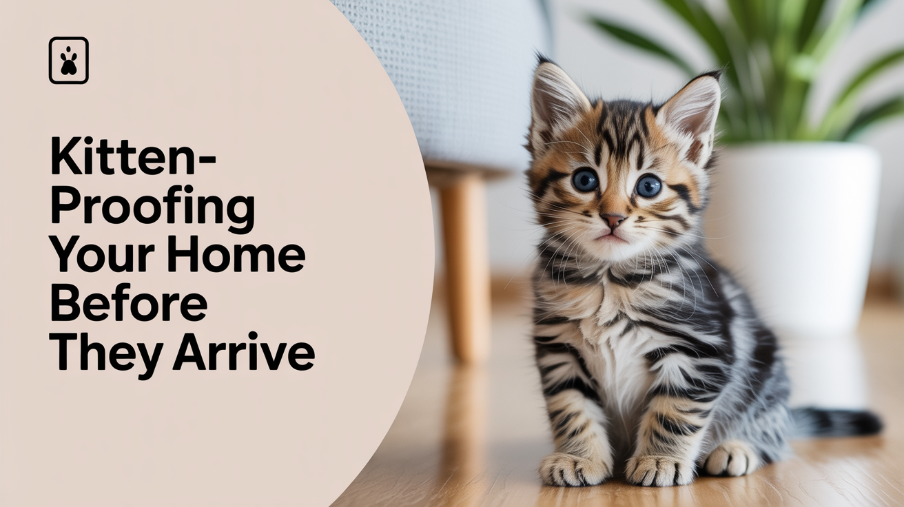 Kitten-Proofing Your Home Before They Arrive